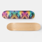 Rainbow Trance Disco Kosmische Galaxy Soulmates Sk Persoonlijk Skateboard (Horizontaal)