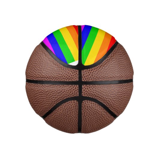 Rainbow Transgender Rainbow Vlag van Gay Basketbal (Rechts)