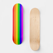 Rainbow Transgender Rainbow Vlag van Gay Persoonlijk Skateboard (Voorkant)