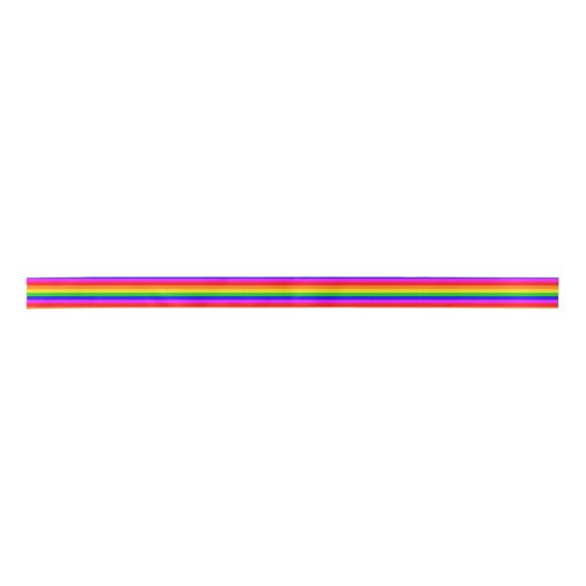 Rainbow Transgender Rainbow Vlag van Gay Satijnen Lint (Voorkant)