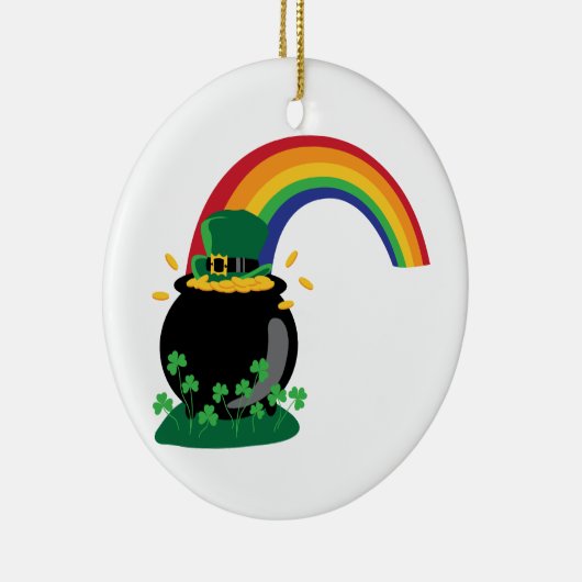 Rainbow Treasure Keramisch Ornament (Rechts)