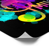 Rainbow Treble Clef Music Thed Poster (Hoek)