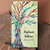 Rainbow Tree Green Reiki Visitekaartje