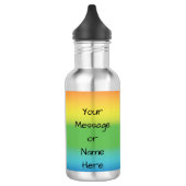 Rainbow Tree of Life "Love is Love" Water Bottle Waterfles (Links)
