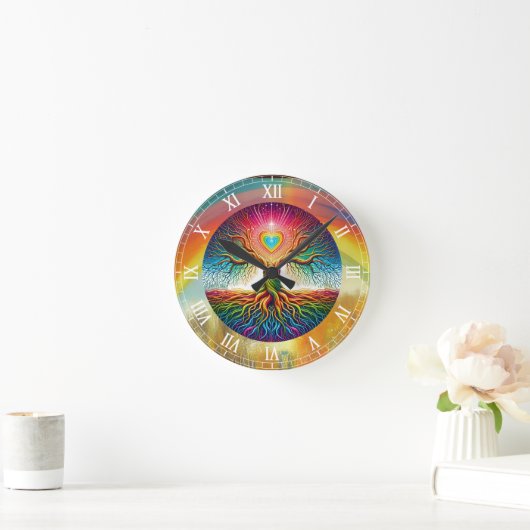 Rainbow Tree of Life  Ronde Klok (Huis)