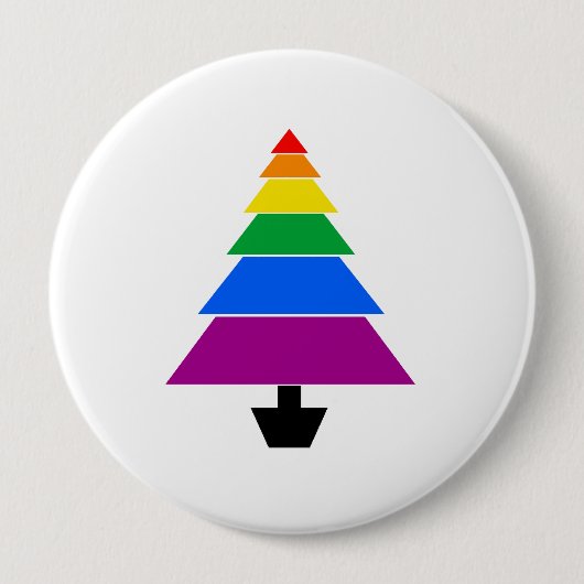 RAINBOW TREE -.png Ronde Button 4,0 Cm (Voorkant)