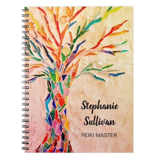 Rainbow Tree Reiki Master Notitieboek (Voorkant)