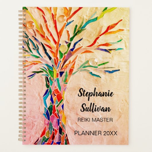 Rainbow Tree Reiki Master Planner (Voorkant)