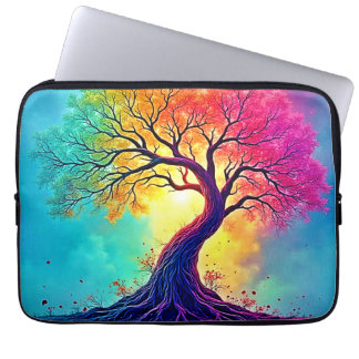  Rainbow Tree: Roots of Infinite Hope Art Laptop Sleeve