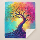  Rainbow Tree: Roots of Infinite Hope Art Sherpa Deken (Voorkant)