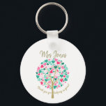 Rainbow Tree Teacher Keychain, Colourful Teacher Sleutelhanger<br><div class="desc">Celebrate the teachers who help students grow with this Rainbow Colourful Tree Keychain 🌈🌳 Featuring a vibrant, colourful tree design, this keyring is a meaningful way to show appreciation to teachers, teaching assistants, or classroom helpers. Its bright, cheerful design makes it a keepsake they can carry every day—a reminder of...</div>