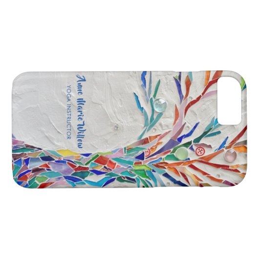 Rainbow Tree Yoga Instructor Case-Mate iPhone Case (Achterkant (Horizontaal))