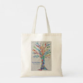 Rainbow Tree Yoga Instructor Tote Bag (Achterkant)