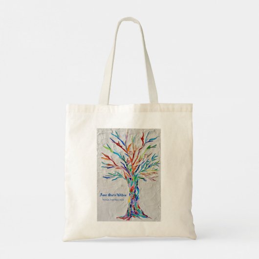 Rainbow Tree Yoga Instructor Tote Bag (Achterkant)
