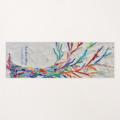 Rainbow Tree Yoga Instructor Yogamat (Voorkant (horizontaal))