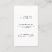 Rainbow Tree Yoga Studio-Visitekaartje Visitekaartje (Achterkant)