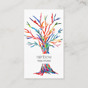 Rainbow Tree Yoga Studio-Visitekaartje Visitekaartje