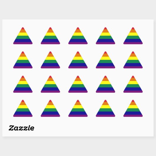 Rainbow Triangle Sticker (Vel)
