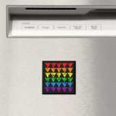 Rainbow Triangles magnet (Insitu (Vaatwasser))