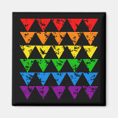 Rainbow Triangles magnet (Voorkant)