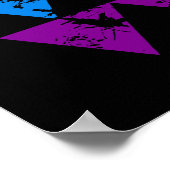 Rainbow Triangles poster - pas aan! (Hoek)