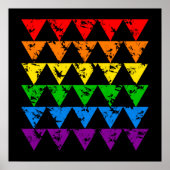 Rainbow Triangles poster - pas aan! (Voorkant)