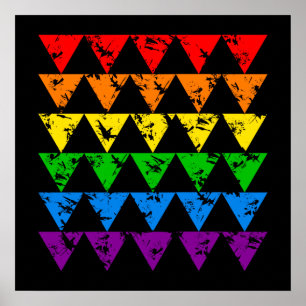 Rainbow Triangles poster - pas aan!