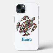 Rainbow Tribal Hawaiian Zee Turtle Case-Mate iPhone Case (Achterkant)