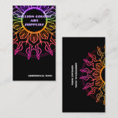 Rainbow Tribal Sun Visitekaartje 2 (Voorkant / Achterkant)