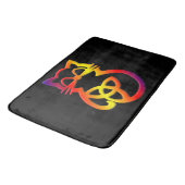 Rainbow Trinity Knot Celtic Cat Bath Mat (Gekanteld)