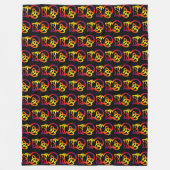 Rainbow Trinity Knot Celtic Cat Fleece Blanket (Voorkant)
