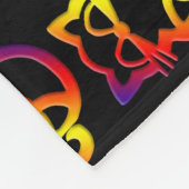Rainbow Trinity Knot Celtic Cat Fleece Blanket Deken (Hoek)