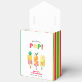 Rainbow Tropical Fruit Ice Cream Pop Baby shower Bedankdoosjes (Open)