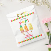 Rainbow Tropical Fruit Ice Cream Pop Baby shower Bedankzakje (Gezegeld)
