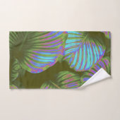Rainbow Tropical Leaves Badkamer Handdoek Set (Handdoek)