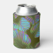 Rainbow Tropical Leaves Blikjeskoeler (Blikje Voorkant)