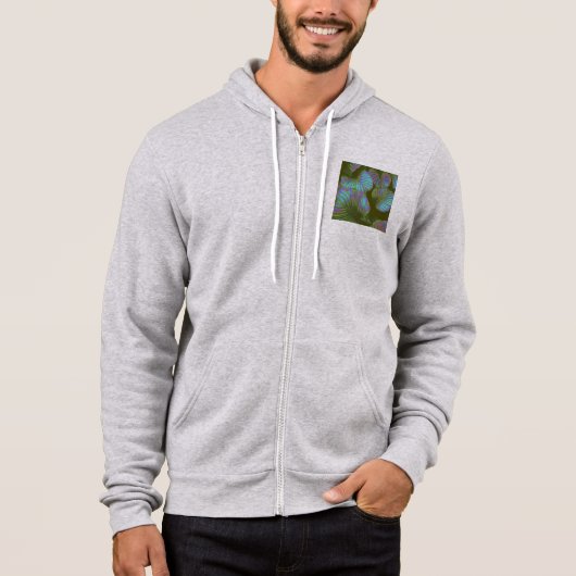 Rainbow Tropical Leaves Hoodie (Voorkant)