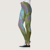 Rainbow Tropical Leaves Leggings (Links)