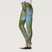 Rainbow Tropical Leaves Leggings (Links)