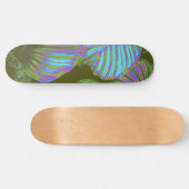 Rainbow Tropical Leaves Persoonlijk Skateboard (Horizontaal)