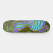 Rainbow Tropical Leaves Persoonlijk Skateboard (Horizontaal)
