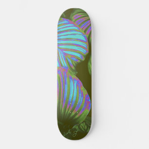 Rainbow Tropical Leaves Persoonlijk Skateboard