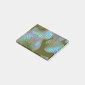 Rainbow Tropical Leaves Post-it® Notes (Schuin)