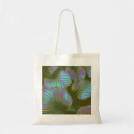Rainbow Tropical Leaves Tote Bag
