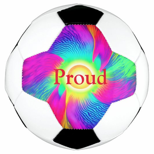 Rainbow "Trots" Gay Voetbal (Voorkant)