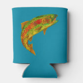 Rainbow Trout 5 van Aspen Leaf Blikjeskoeler (Achterkant)