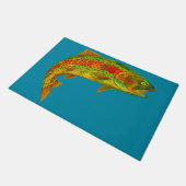 Rainbow Trout 5 van Aspen Leaf Deurmat (Schuin)