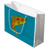 Rainbow Trout 5 van Aspen Leaf Groot Cadeauzakje (Voorkant Gekanteld)