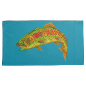 Rainbow Trout 5 van Aspen Leaf Kussensloop (Voorkant-Rechts)