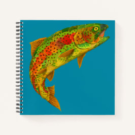 Rainbow Trout 5 van Aspen Leaf Notitieboek